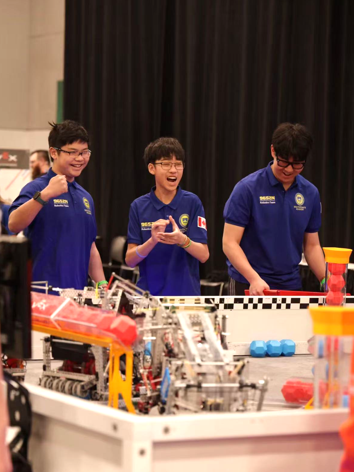 RoboPlanet team competing at a robotics tournament